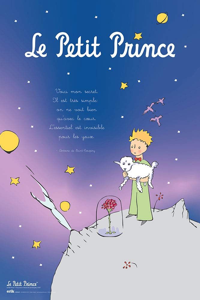 Grupo Erik Erik-Le Petit Prince Poster 91 x 61 cm, Multicolour, 61 x 91.5cm