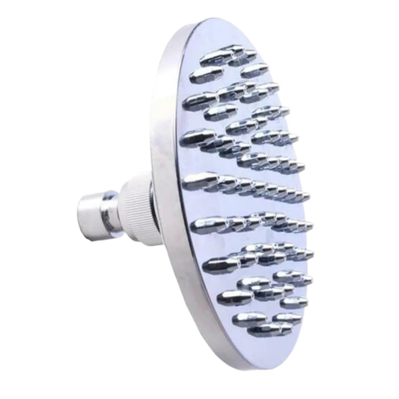 Pommeau de douche pour manque de pression tête ronde 15 cm argent