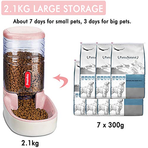 Automatic Pet Feeder Small&Medium Pets Automatic Food Feeder and Waterer Set 3.8L, Travel Supply Feeder and Water… - Image 4