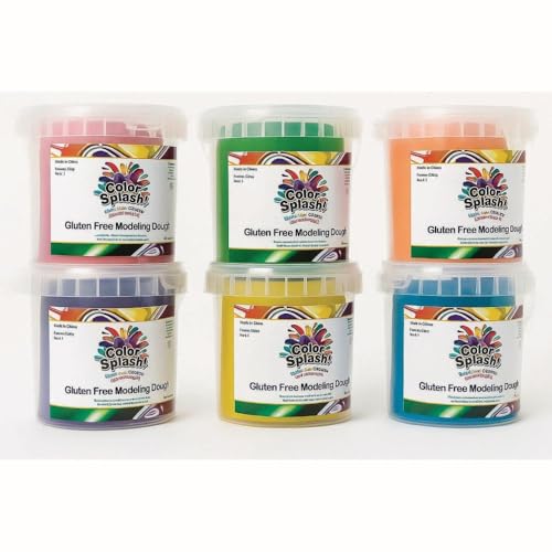 Pâte à modeler Color Splash sans gluten lot de 6 kg pour loisirs créatifs sains