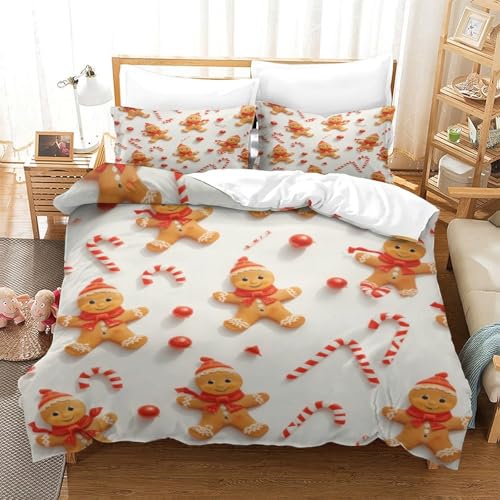 Parure de lit microfibre douce hypoallergique avec fermeture éclair 135x200 - 3