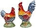 Appletree Design Barn Yard Rooster Salt and Pepper Set, 2-1/2-Inch, 2-Inch