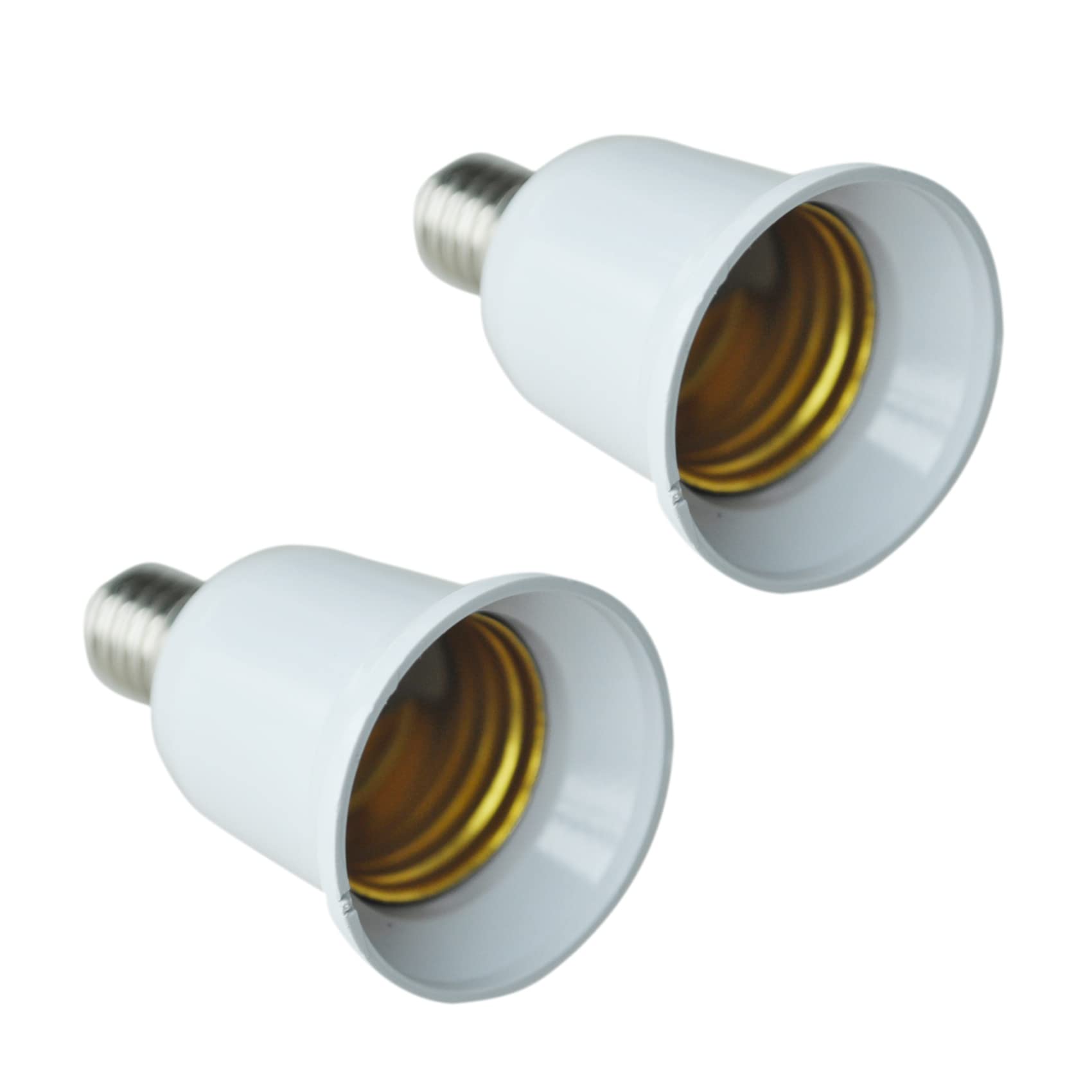 Heozlion 2X E14 to E27 Extend Base LED CFL Light Bulb Lamp Adapter Converter Screw Socket