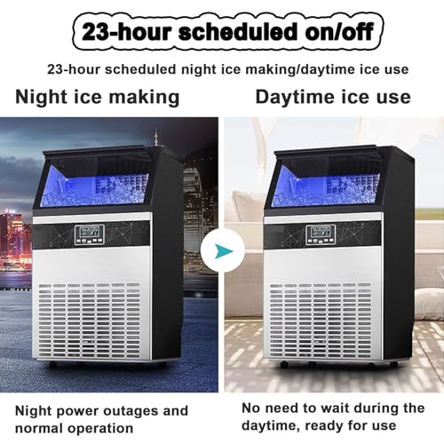 Machine à glaçons industrielle pour bars et restaurants de 68KG/24H