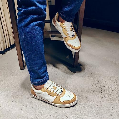 Image of ELEVAR Court Low Men's White Casual Sneaker Shoes -Low Top Stylish and Comfortable