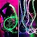 LED Fiber Optic Whip,360° Swivel Pixel Rave Whip Toy - Super Bright More Than 40 Color Effect Modes - Light up Dancing, Party, Music Festival, Christmas Carnival
