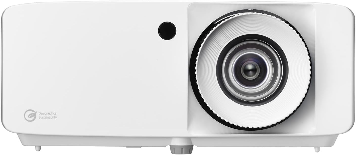 Vue du projecteur laser compact 4K UHD HDR avec zoom 1,6x
