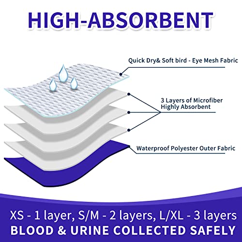 Unipup Washable Male Dog Diapers,Pack Of 3 High Absorbing Male Dog Diapers & Extender Reusable Male Puppy Wraps For Medium Dogs #TOP5