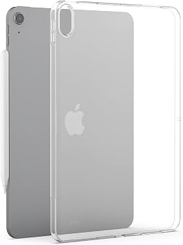 Case for iPad Air 4 10.9 2020/Air 5 10.9 2022, Silicone Transparent Clear Soft Tablet Case for iPad Air Model A2072/A2316/A2324/A2325/A2588/A2589/A2591