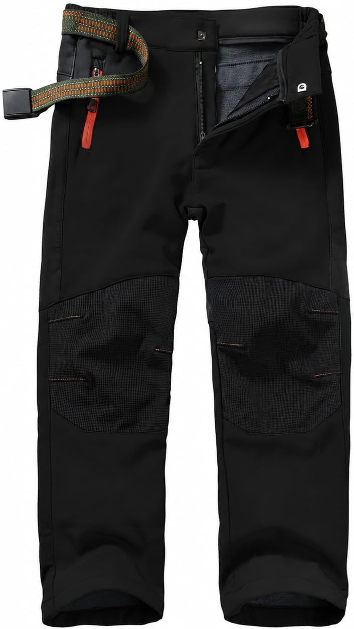 Kids Snow Pants Waterproof Fleece Lined