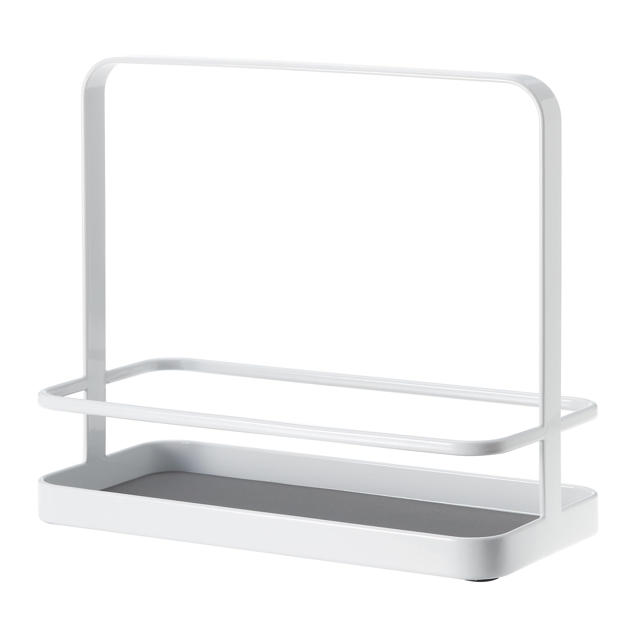 YAMAZAKI 2254 TOWER Seasoning Rack, White, Steel, Minimalist Design, 21 x 10 x 18 cm (LxWxH)