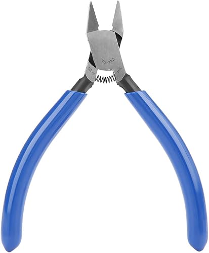 Alicates de alambre de 4 pulgadas, alicates de alambre eléctrico de corte empotrado, alicates diagonales de acero al cromo vanadio, pinzas de corte