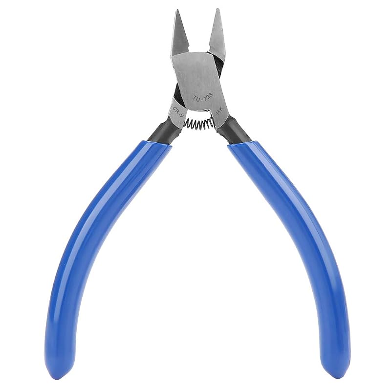 Alicate de Corte Diagonal 10,2 cm Yosoo Health Gear em Aço Cromo-Vanádio com Mola, Cabo Ergonômico e Corte Rente