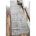 nuLOOM 200BDSM01A-208 Ripple Contemporary Sherill Runner Rug, 2' 5" x 9' 5", Grey, 5" 5", Gray