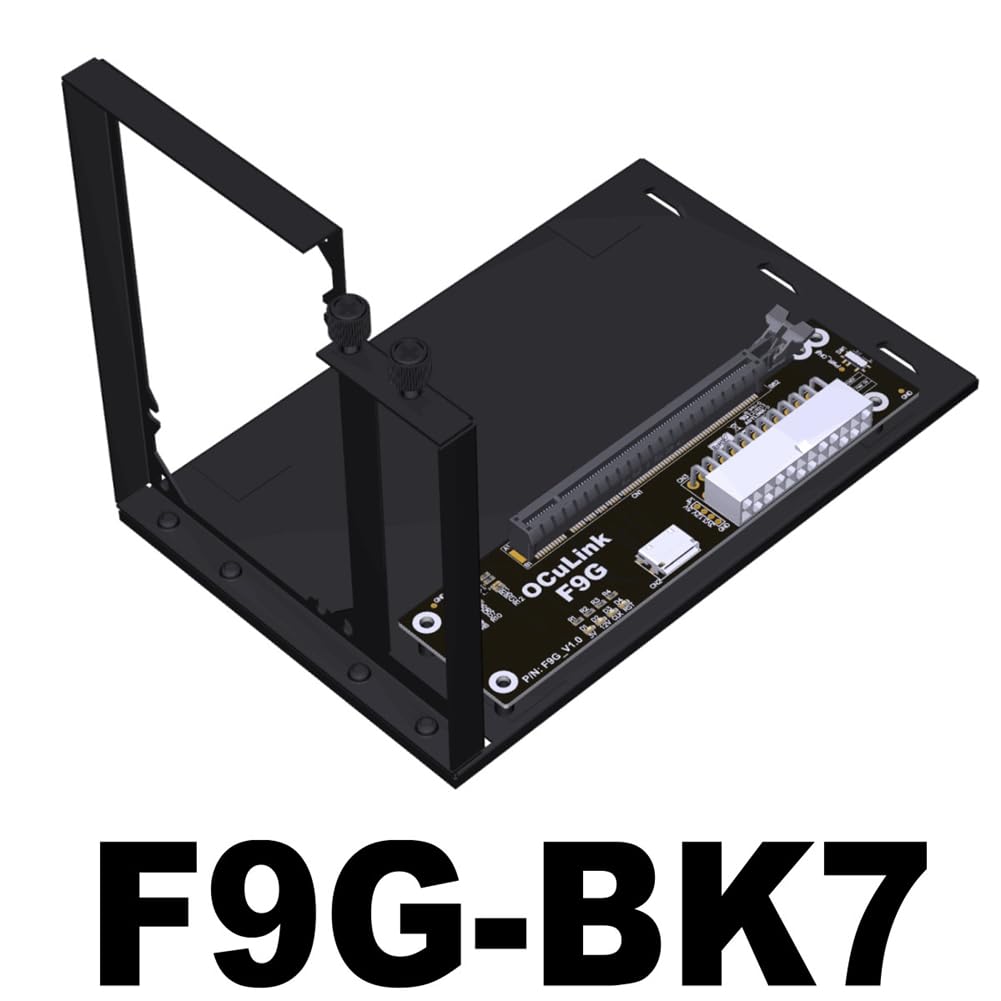 F9G-BK7 PCIE 4.0 X4 Dock GPU APTOP Scheda Grafica Esterna Dock GPU ATX per M.2 NVME A Oculink EGPU Adattatore Scheda