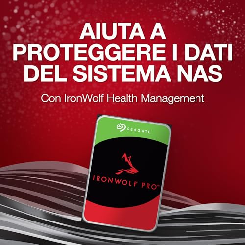 IronWolf Pro 24 TB, NAS Disk Interno, 3.5 Inch, 7200 U/Min, CMR, 256 MB Cache, SATA 6 GB/S, incl. 3 Anni Rescue Service, Modellno.: ST24000NTZ02 - Hdd - Immagine 4
