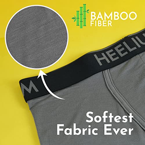 Image of HEELIUM Bamboo Underwear Trunk for Men | 3X Softer Than Cotton & Odour Free | Stretchy Fabric & Durable Waistband