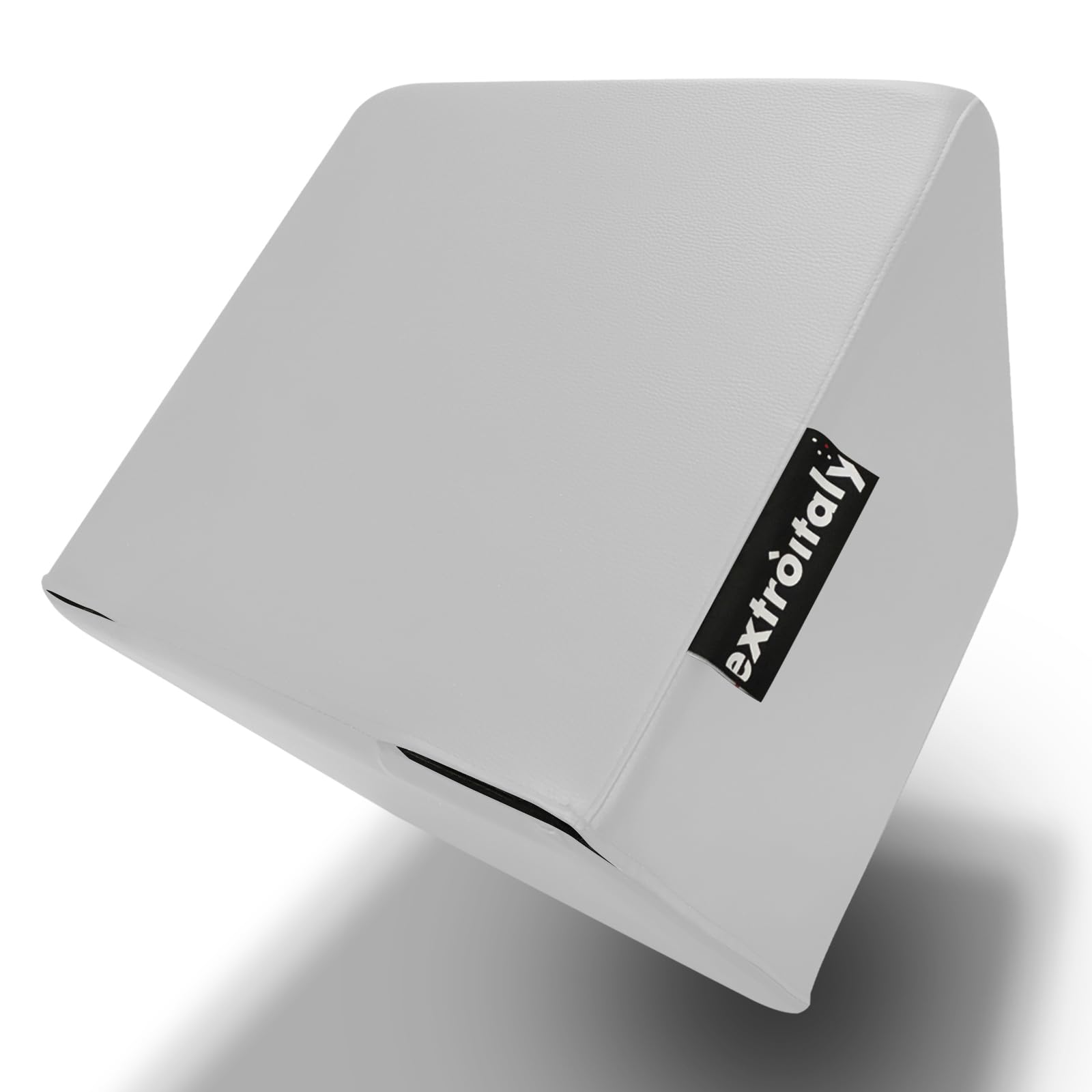 CUBO POUF ECOPELLE BIANCO MIS. 45X45 H.45 SFODERABILE SFODERABILI STRUTTURA INTERNA IN POLIURETANO ESPANSO DA SEDUTA "SENZA VASSOIO IN PLEXIGLASS" "SENZA FODERA DI RICAMBIO"