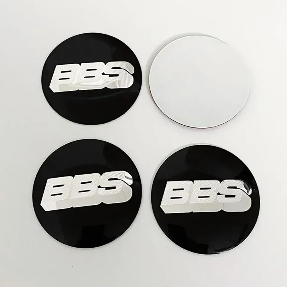 4Pcs Car Hub Centre Caps Sticker 56mm for BBS Car Styling Accessories,C