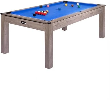 7 Foot Pool Table, Engineered Wood, 84" Billiard Tables with Black Felt for Game Room Home Office,