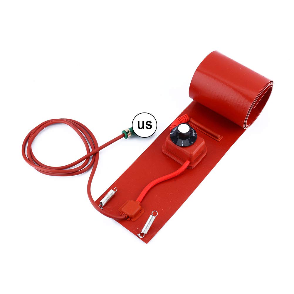 Band Heater, 200l/55gallon 1000w 110v Silicon Metal Oil Drum Heater Barrel Heater Pail Heater: Industrial & Scientific