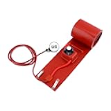 Band Heater, 200L/55Gallon 1000W 110v Silicon Metal Oil Drum Heater Barrel Heater Adjustable Thermostat Pail Heater