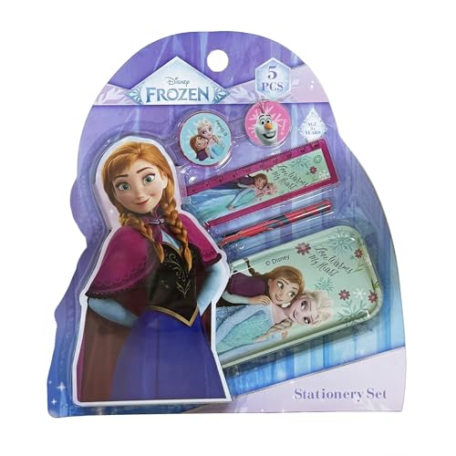 Image of Frozen 5 pcs Stationery SetSchool Supplies Kit Multicolor Return Gift for Kids Age 3 Years +