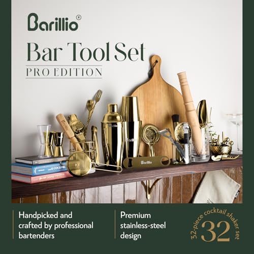 Complete bar tools set Gold