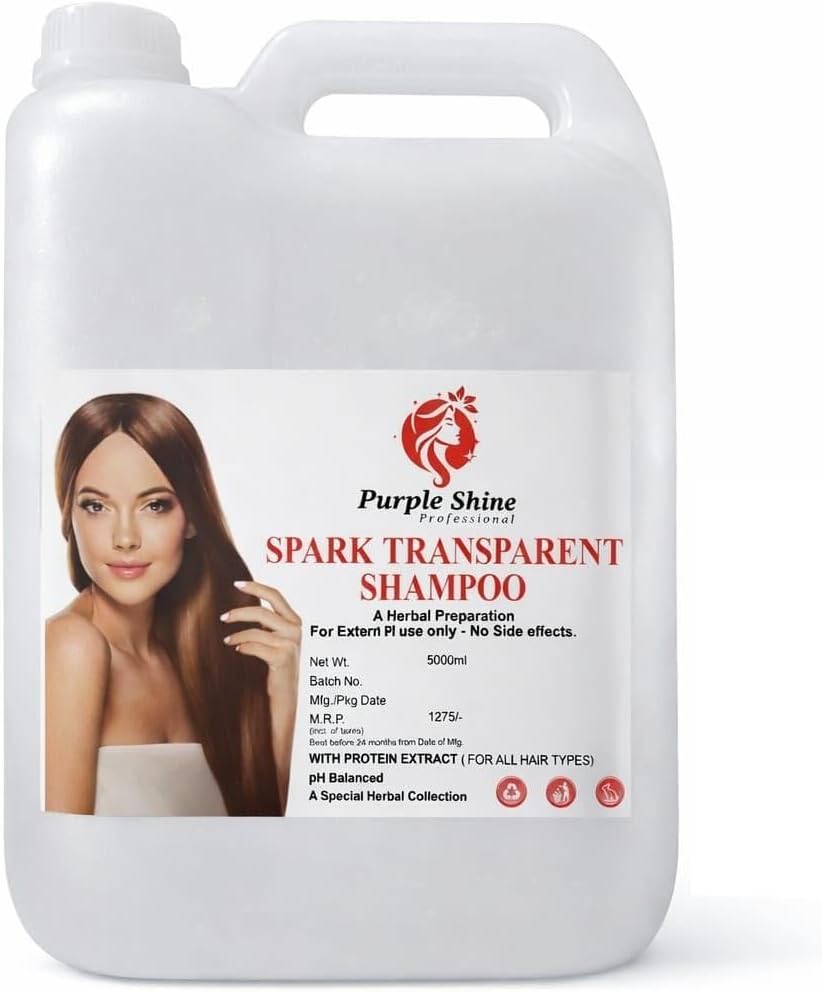 Transparent Shampoo Can 5 Litre