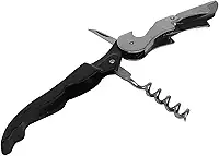 WOLFF - Saca-Rolhas de Inox 2 Estágios 13cm x 2cm - Preto