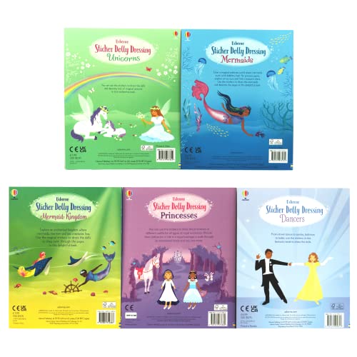 Sticker Dolly Dressing Dancers libros de pegatinas resistentes que no se rompen al jugar 4