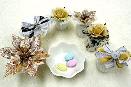 Amazon シュシュ Chouchou のプチギフト 1個 ドラジェ3粒入り 結婚式 二次会 パーティー クリスマス 花 Hitomi Produce ナッツ 通販