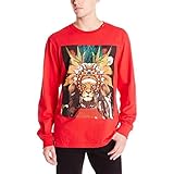 LRG Men's Research Collection Lion Chief Long Sleeve T-Shirt