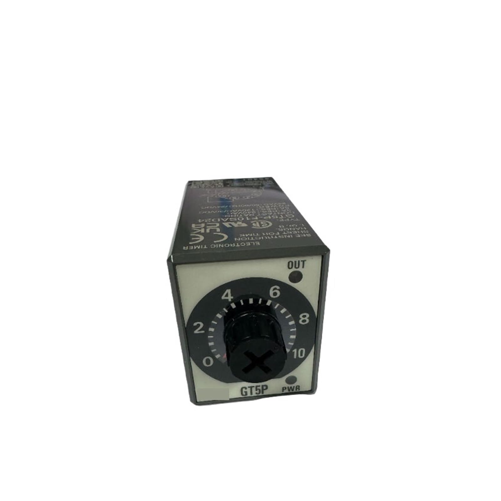 Relais temporisé GT5P-F10SAD24 pour moteur d'automatisation avec minuterie réglable de 10s