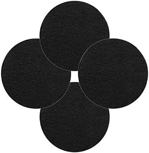 ENLOY Activated Carbon Compost Bin Filter Refill Pack, 4 Packs Odor Absorbing Charcoal Filters (7.25 Inches Diameter)