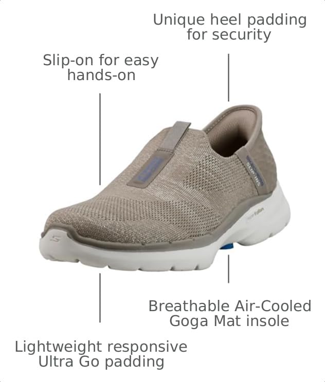 Image of Skechers Womens Women's Hands Free Slip-ins Go Walk 6-Fabulous View