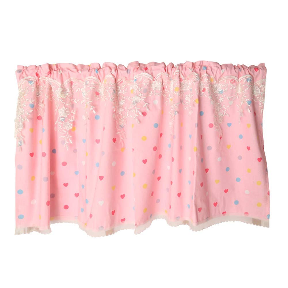 Cortinas de ola de algodón rUrEu con semi-shading rosa para proteger tu privacidad