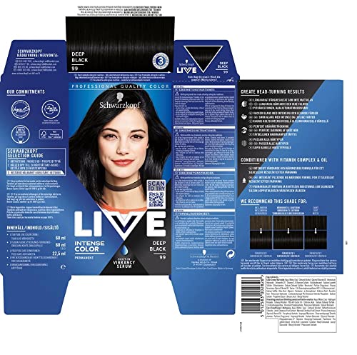 Schwarzkopf Live Col XXL Deep Black 99 – Ansicht 2