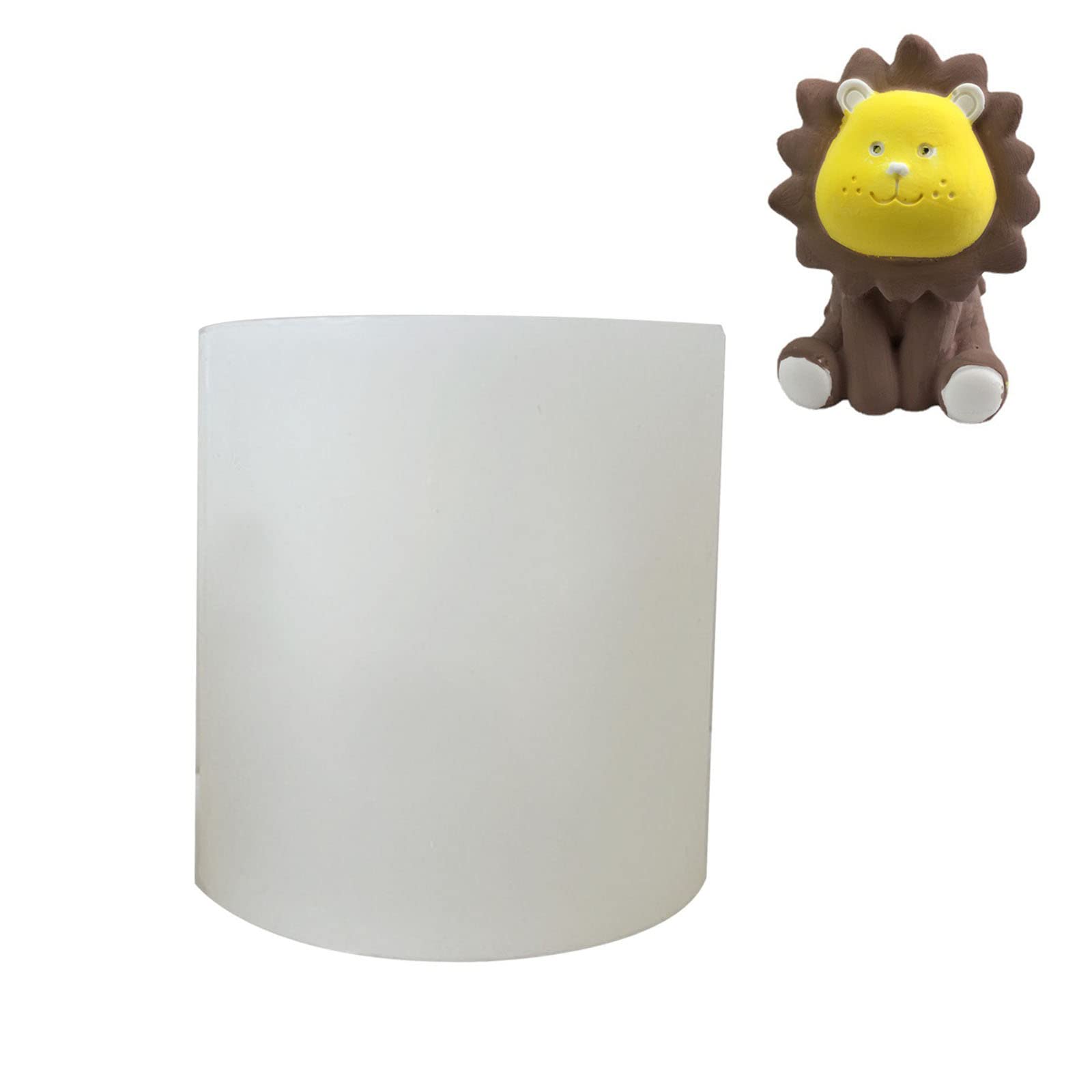 yanwuwa 3-dimensional Mold Cartoon Shaped Craft Art Silicone Mold for Making Decorating Tabletop Ornaments