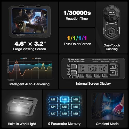 ARCCAPTAIN Intelligent Welding Helmet