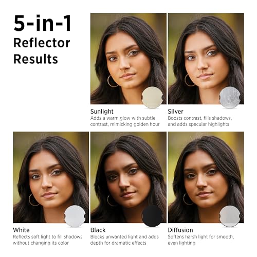 Westcott Illuminator QuickGrip 40in 5-in-1 Reflector