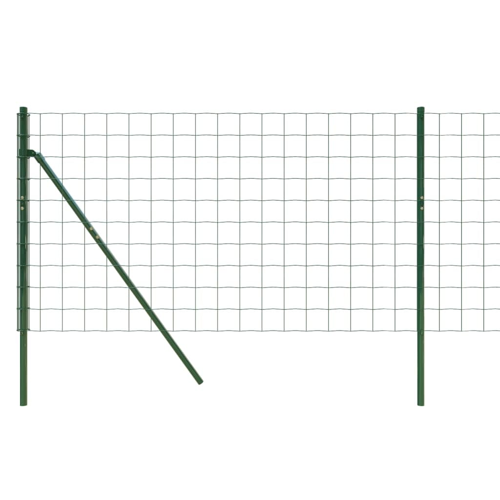 ShGaxin Cerca de Alambre de Acero galvanizado Verde 1x10 m, Malla Metalica, Malla Alambre, Alambre para Conejos, Vallas De Obra, Mallas para Gallinero, Malla Fina De Malla De Alambre - 154081