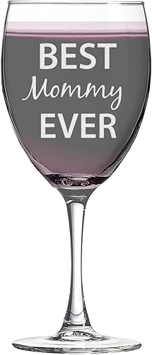 Miniatura 307 de Best Meme Ever - Vaso de vino con tallo de 10.5 onzas grabadas con láser, transparentes, sin plomo, grabadas a mano, para regalo, cristalería