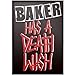 Baker Has A Deathwish DVD (NEW)