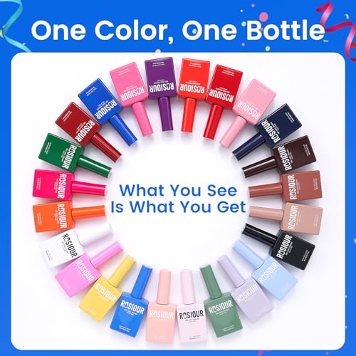 Set de esmaltes en gel 24 colores 18ml Rosiour miniatura 4