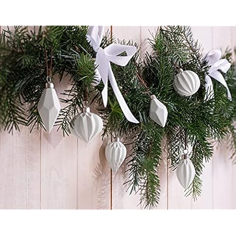 6 Deko-Hänger Ornament aus Porzellan Cover