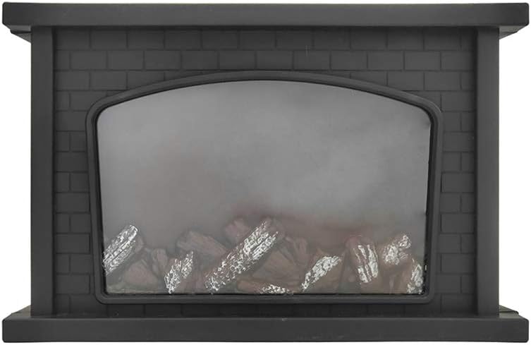Simulation Faux Fireplace - LED USB Or Battery Tabletop Fireplace, 3D Flame (33CMx21CMx8.5CM)