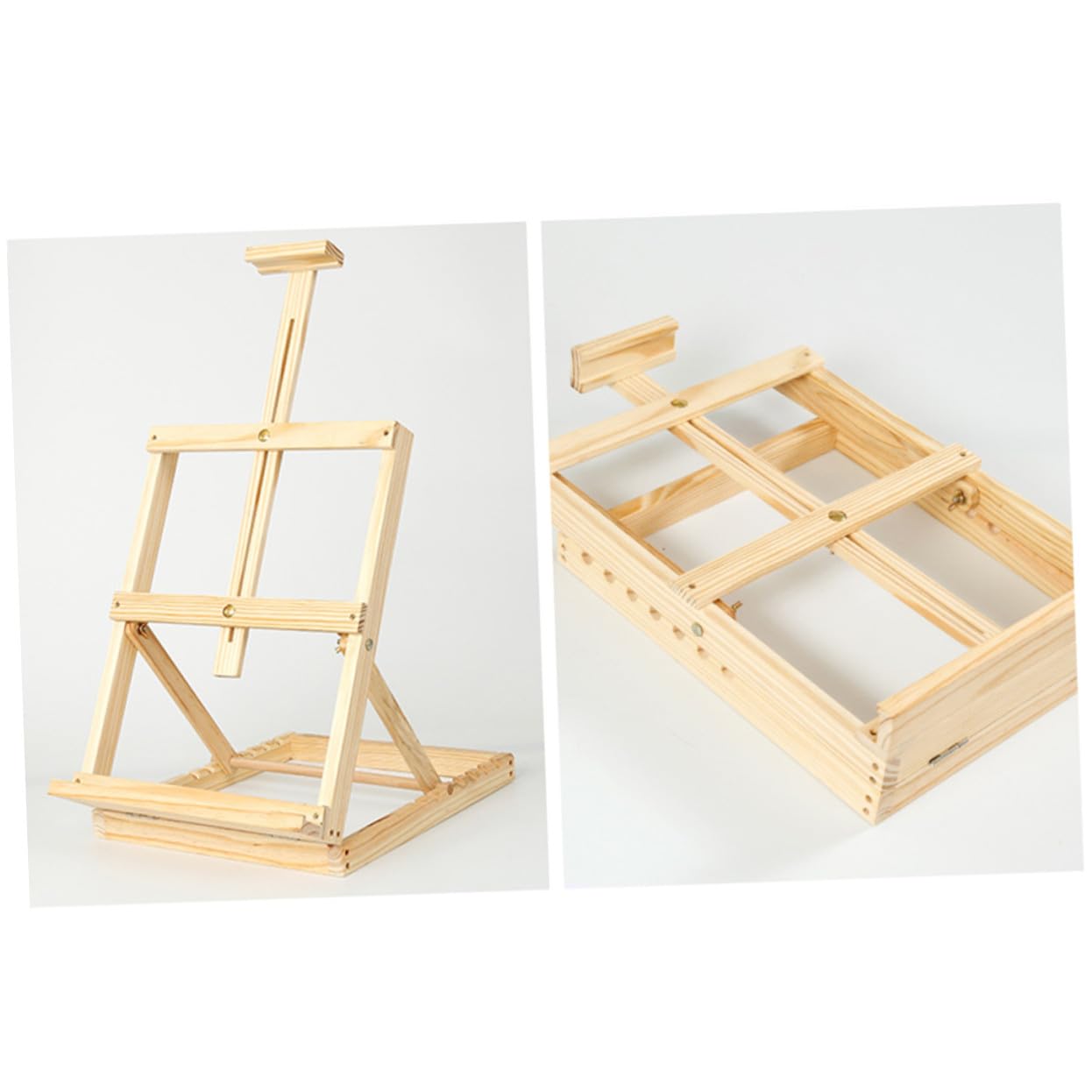 Holzstaffelei für Künstler, Tischgestell aus Kiefernholz, für Poster