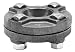 Flange Union,Black Cast Iron,2 in.