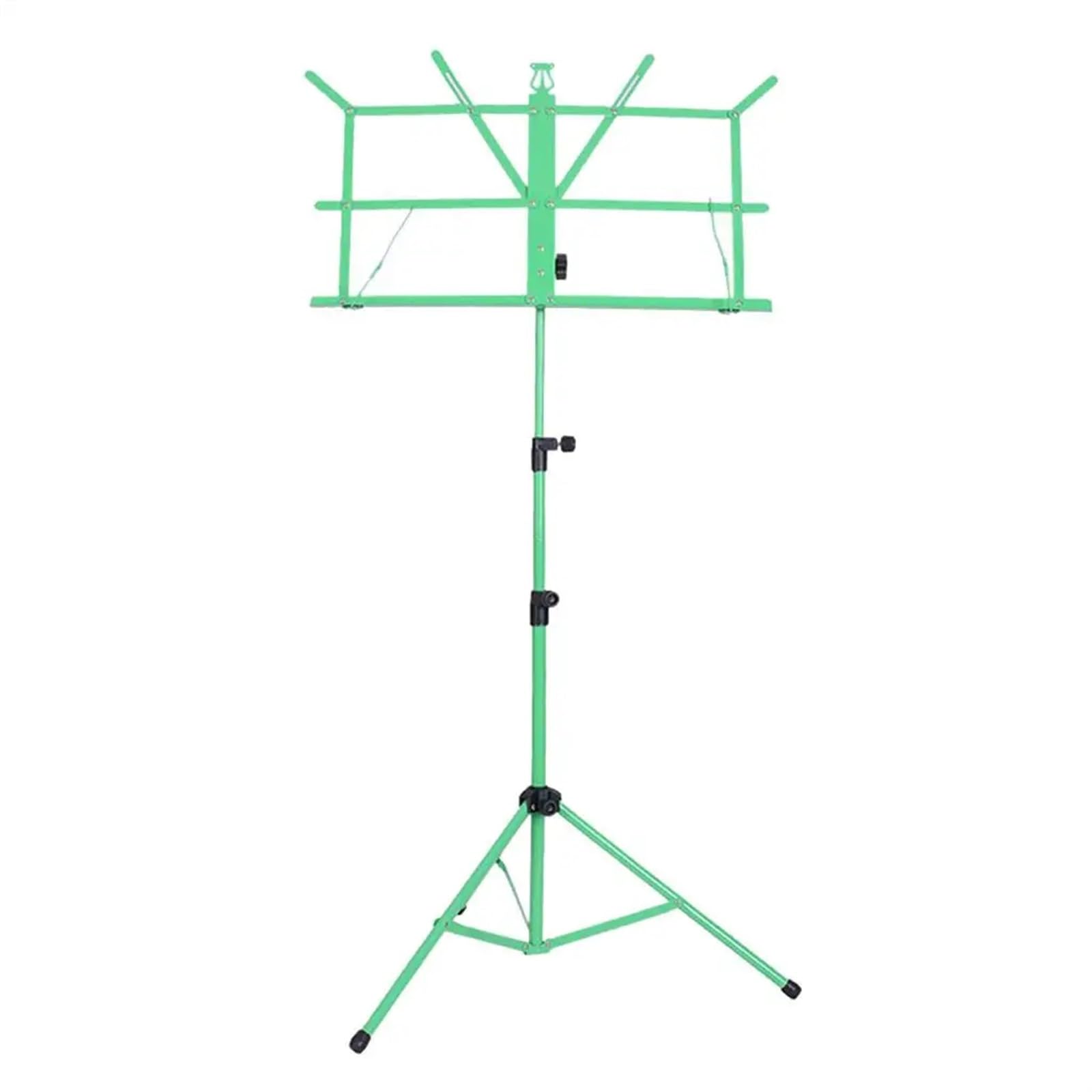 Supporto for spartiti Pieghevole in Metallo, treppiede, Piedini in Gomma Antiscivolo, Supporto for spartiti Regolabile per Instrumentalauffuhrungen(Pink)